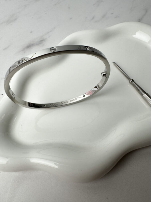 Love Pequeña Plata con Zirconias - Image 2