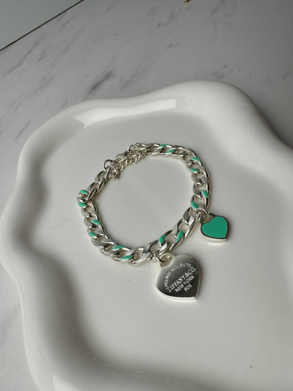 Pulsera TYF Corazón Turquesa